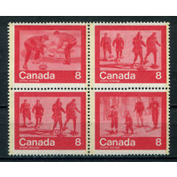 Канада - 1974г. - Летние Олимпийские игры - 4 марки - кварт - полная серия, MNH [Mi 570-573]. #3-WB-74-KB-1