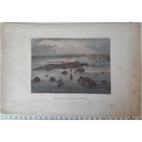 Гравюра. Кронштадт. 1850 г.