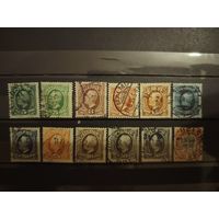 Серия марок Швеции 1891 года