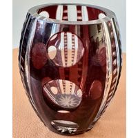 Ваза Nachtmann цветной хрусталь винтаж 1960-70г