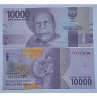 Индонезия 10000 рупий 2016 года UNC