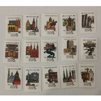 Полная серия марок "Столицы СССР и союзных республик"