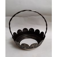 Ваза конфетница мельхиор