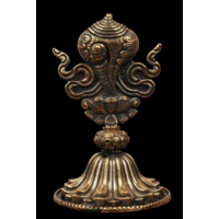 Статуэтка Белая Раковина Буддизм Бронза