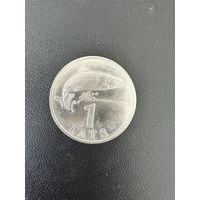 1 лат 1992 года. Хорошее состояние. С 1 рубля