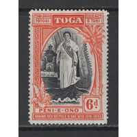 Тонга 1944* 6d Королева Салоте из династии Тупоу, 25 лет вступления на престол Mi#85