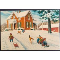 Сюжетная открытка. Латвия. 2014 г.