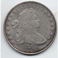 СОЕДИНЁННЫЕ ШТАТЫ АМЕРИКИ. 1  ДОЛЛАР 1797.