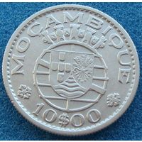 Мозамбик. "Португальский" 10 эскудо 1955 год KM#79  Тираж: 1.162.000 шт