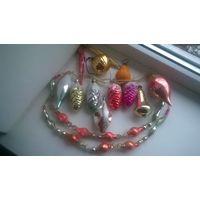 Набор Ёлочные ретро игрушки 8