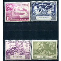 Британские колонии - Нигерия - 1949г. - 75 лет Всемирному почтовому союзу - 4 марки - полная серия, MNH [Mi 66-69]. #2-Bc-44-A-2