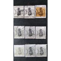 Кипр\17с\ стандарт.1977-разн. Бум. 1989 1990 1993 2001 2003 2005 2010