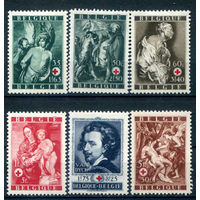 Бельгия - 1944 - картины, 80 лет бельгийскому Красному Кресту - 6 марок - полная серия, MLH, MH [Mi 658-663]. #2-Be-56-KB-1