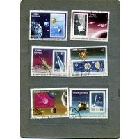 КУБА, 1977,  КОСМОС , серия 6м, гашен