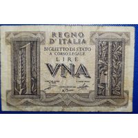 Италия 1 лира 1939 г. Р-26