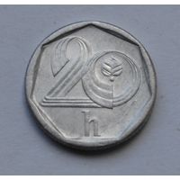 Чехия, 20 геллеров 1995 г.