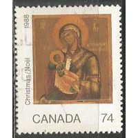 Канада. Рождество. 1988г. Mi#1112.