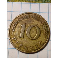 10 пфеннигов ФРГ 1949 G год