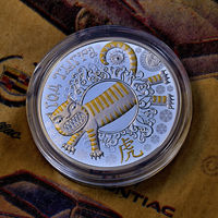 "Год Тыгра" ("Год Тигра"). Китайский календарь. 20 рублей. Серебро. 2021 год.