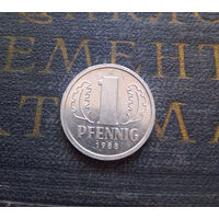 1 пфенниг 1988 (A) Германия ГДР #03 AU
