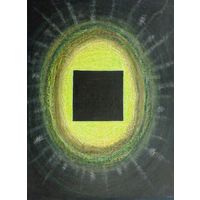 Кубъ, смешанная техника, бумага 2012, Котов Олег