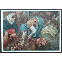 Пластов А. Сбор картофеля. Соцреализм. 1958 г. Чистая