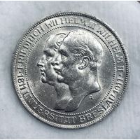 3 марки 1911 Пруссия - Бреславский университет