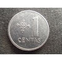 Литва, 1 цент 1991, KM# 85