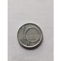 Чехия. 10 геллеров 1993 года. (4).