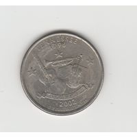 Квотер (25 центов) США "Штат Теннесси" 2002 Р Лот 0584