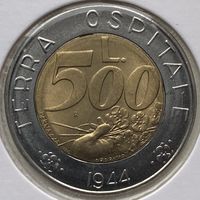Сан-Марино 500 лир 1991 г. В холдере