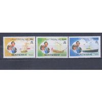 [48] Монтсеррат 1981. Корабли.Парусники.Принцесса Диана. MNH