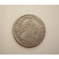 6 грошей 1681г. Ян Собеский - с 1 руб..