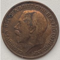 Великобритания 1 пенни 1921 г.