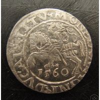 Полугрош 1560 Сигизмунд II Август, Великое Княжество Литовское, Поле в штемпельном блеске!
