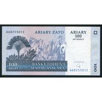Мадагаскар 100 ариари 2004 г. P86b. Серия A. UNC