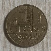 Монета 10 франков 1978 год. Франция.