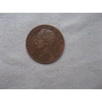 Италия 2 чентезимо 1911 год Виктор Эммануил III