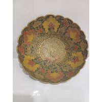 Все лоты с 1р.Конфетница бронза эмаль большая