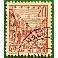 ГДР 1953. Сталиналлея ныне Карл-Маркс Аллея в Берлине