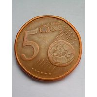 Германия.5 евроцентов 2002 D