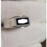 Кольцо печатка серебро 925, С РУБЛЯ! МНОГО ЛОТОВ С РУБЛЯ! лот#7