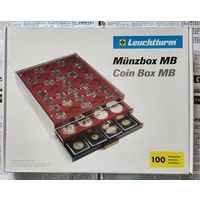Leuchtturm планшет MB20 на 20 монет 48 x 48 мм! Под унцовки! Германия, Лейхтурм! ВОЗМОЖЕН ОБМЕН!