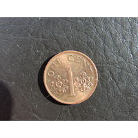 Сингапур 1 центов, 1995. С 20 копеек. Распродажа коллекции. Смотрите другие лоты.