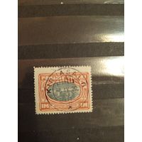 1920 Гражданская война в России выпуск Северной Ингрии ( Ингерманландия ) оригинальная марка с оригинальным гашением  гашеные намного реже чистых отличная сохранность (3-5)