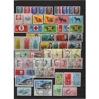 ГДР. ПОЛНЫЙ(с блоком) ГОДОВОЙ  КОМПЛЕКТ ЧИСТЫХ МАРОК 1963г.(без наклеек и следов от них,с родным клеем)! Плюс добавлены некоторые  гашеные серии!