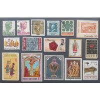 Марки. Сборный лот на тему "Живопись, искусство" (16 марок)