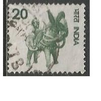 Индия. Игрушки. Воин и конёк. 1975г. Mi#736.