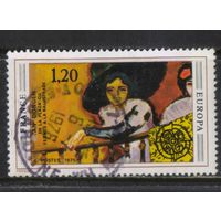 Франция 1975 СЕПТ Вып хкдожники Кес ван Донген Женщина на балюстраде #1916