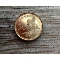 Werty71 Лесото 50 лисенте 1998 центов Всадник 1 2